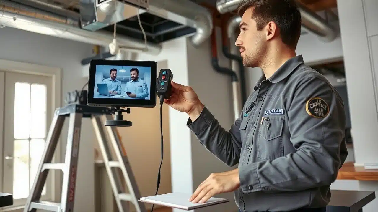How do you inspect your ductwork?