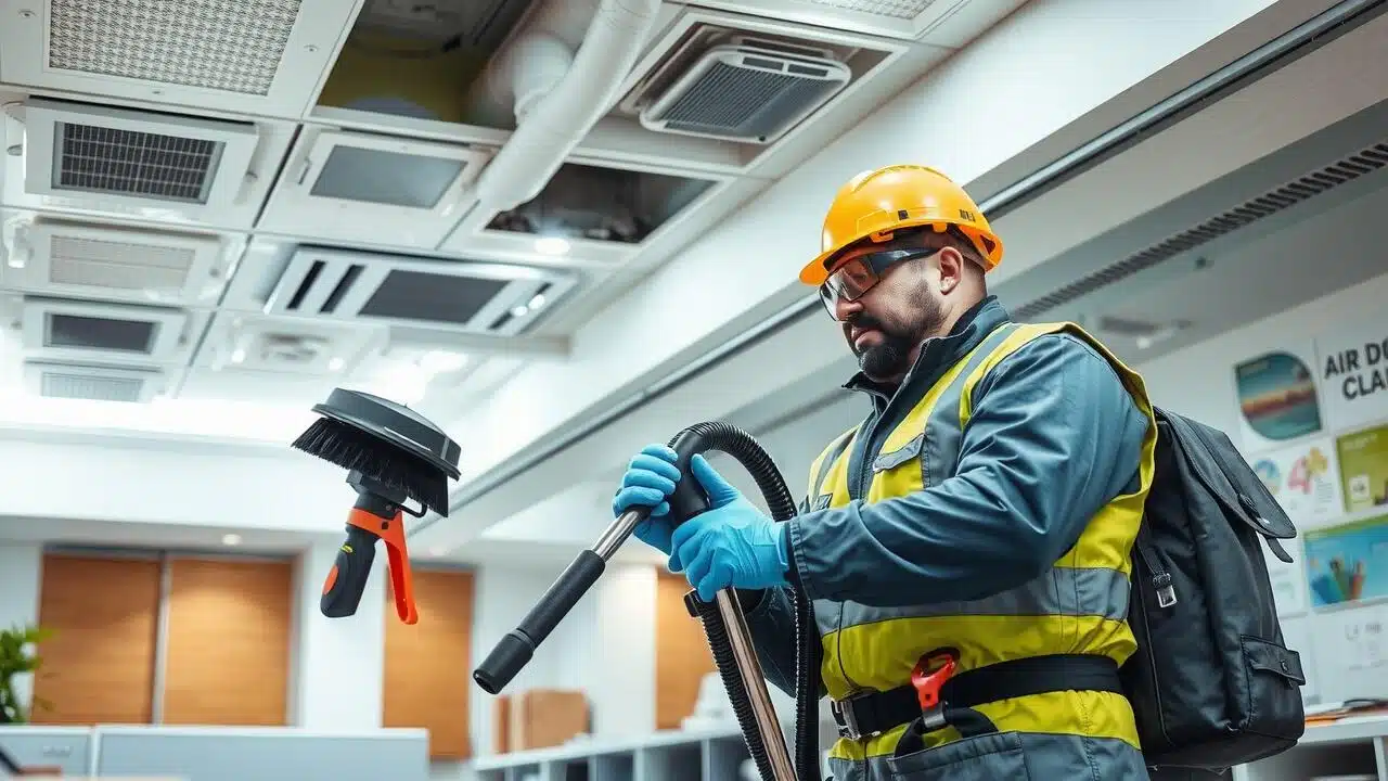 How often should commercial air ducts be cleaned?