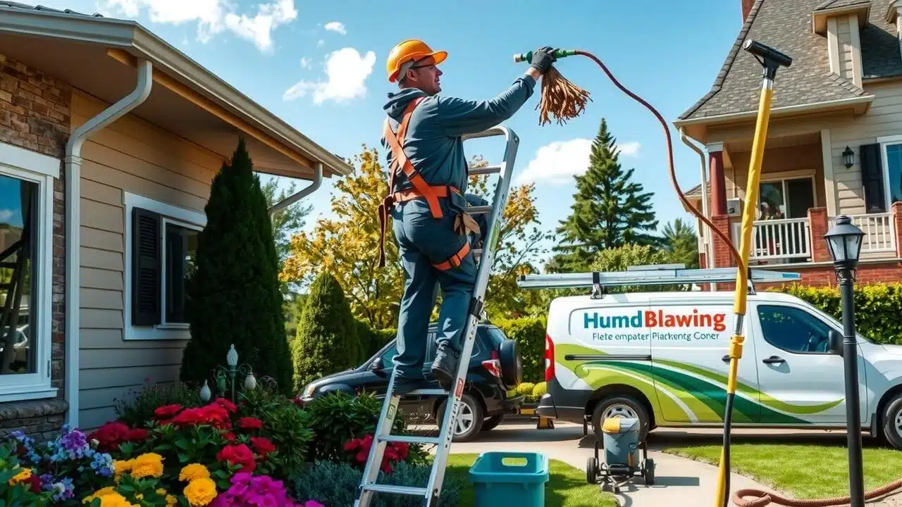 Residential Gutter Cleaning